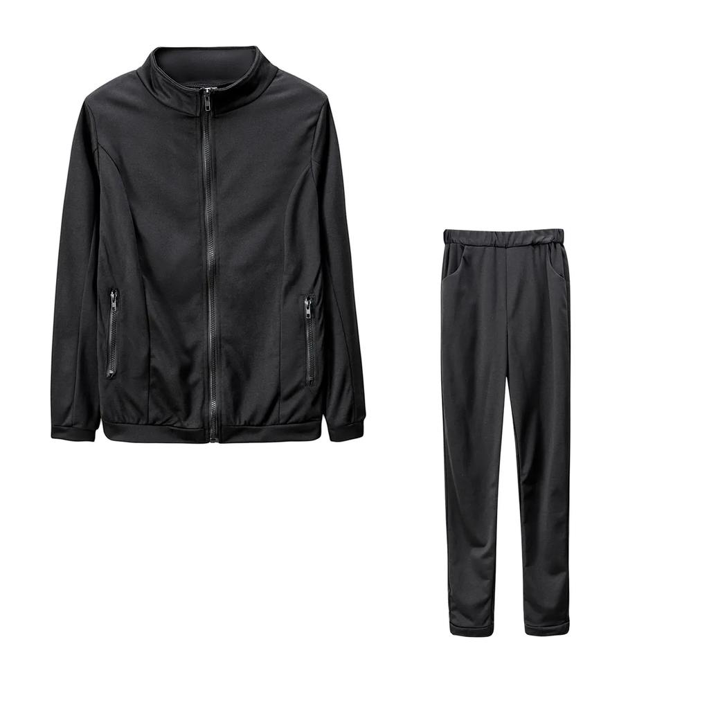 Autumn Spring Two-piece Set Women's Street Snap Recreational Outfit Two-piece Outfit Sports Set