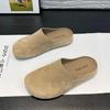 Обувь для женщин 2024 года, высококачественные женские тапочки без застежек из пробки, осенние повседневные тапочки ярких цветов, женские туфли-сабо, женская обувь