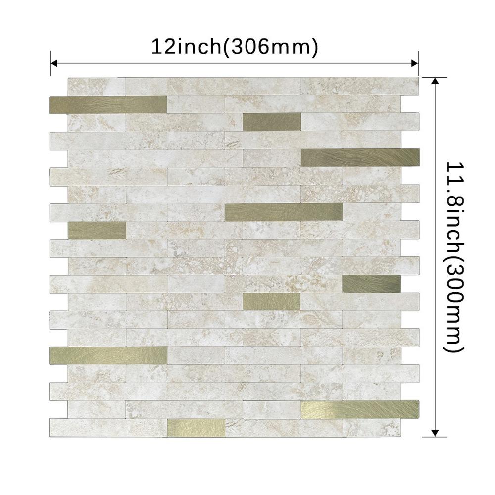 Waterproof 3d Tiles PVC Wall Panels New Marble Tile For Bedroom Living Room