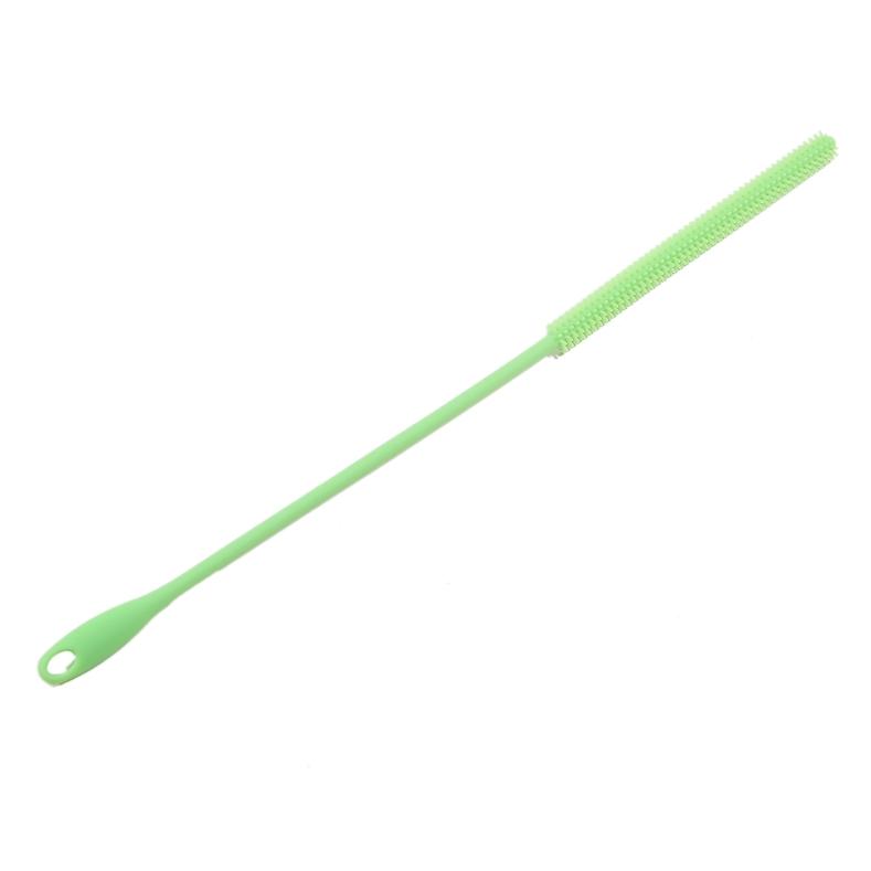Гибкая силиконовая длинная соломенная щетка многоразовая щелевая щетка ершик для труб щетка для мытья бутылок с водой
