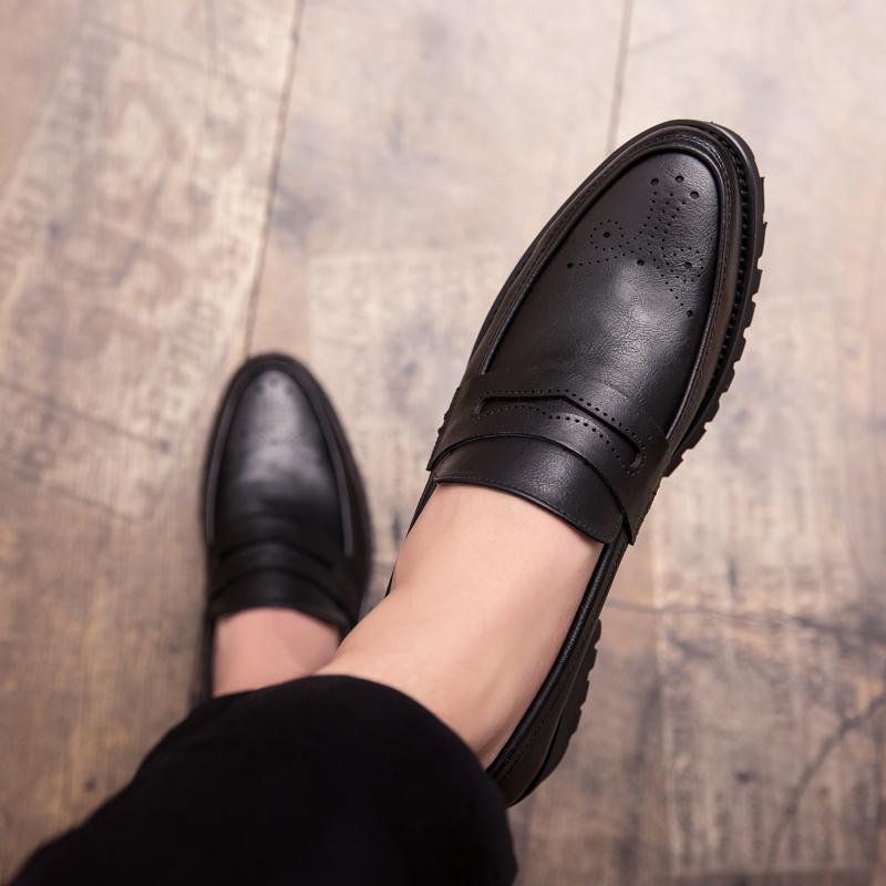 Мода 2024 года, роскошные брендовые пенни-лоферы, мужские повседневные туфли, кожаные туфли-лодочки, большие размеры 38-46, броги, резные лоферы, вечеринка для вождения