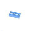 10Pcs Slide Type Switch Module 1 2 3 4 5 6 7 8 10Pin Dip Switch Kit 2.54Mm Toggle Switch Blue Snap Switches