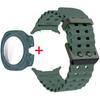 Защитное стекло + Ремешок для Samsung Galaxy Watch Ultra 47 мм Силиконовый ремешок для Galaxy Watch Ultra 47 мм Защитный чехол для ремешка