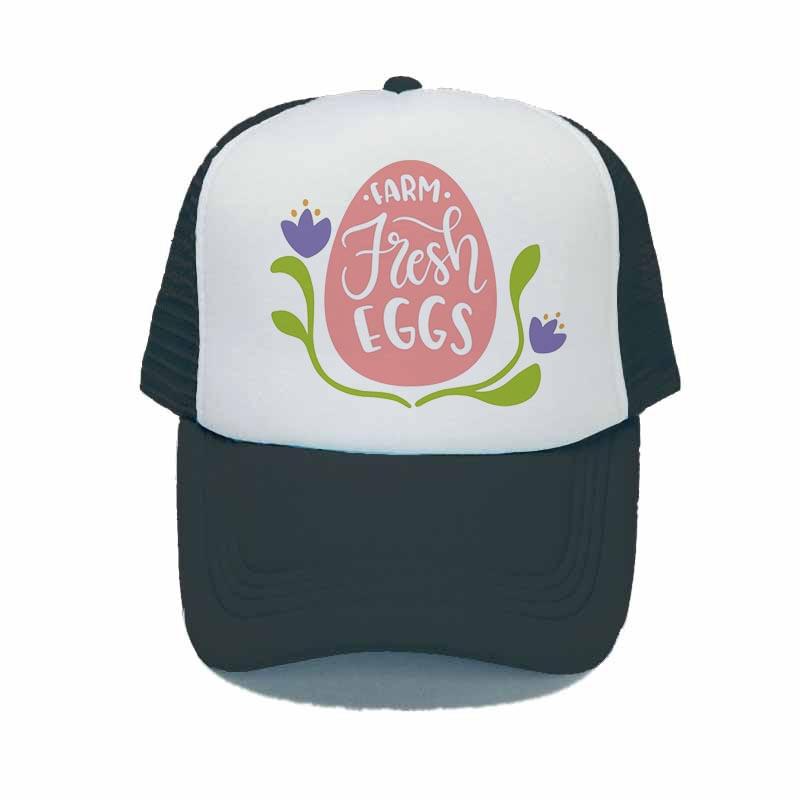 Organic Farm Fresh Eggs Truck Hat Kaszkiet Poultry Farm Hennery Hip Hop Hunting Cap For Farmers Advertising Snapback Caps YY322