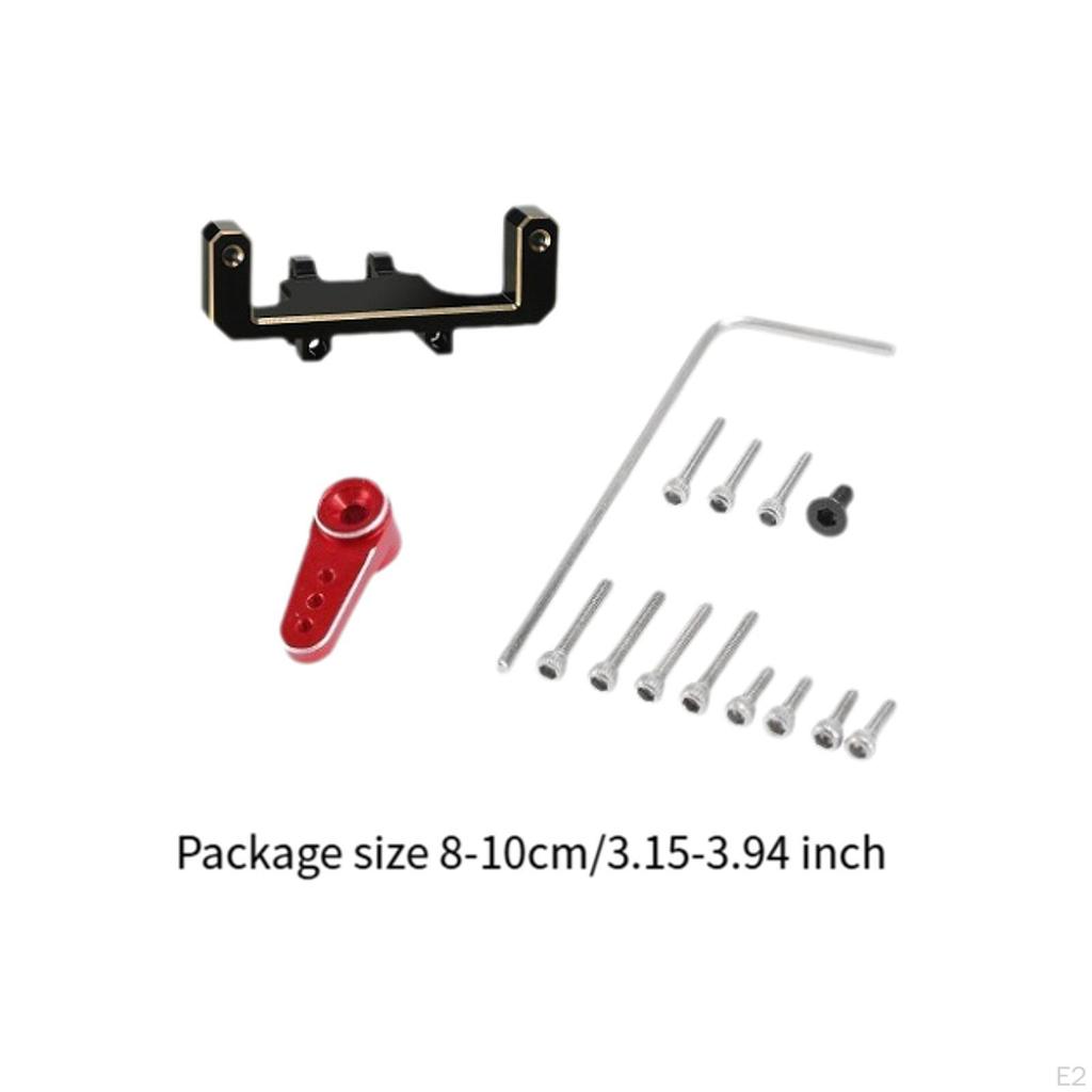Brass RC Servo Bracket Arm Set Remote Control Car Parts Wear Resistant Support for Axi0005