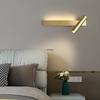 Nordic Minimalist Luxury Copper Wall Lamp for Modern Bedrooms