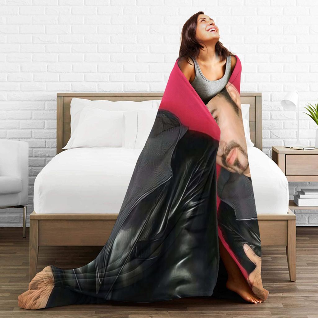 George Michae Soft Warm Blankets Kids Plush Throw Blanket Graphic Couch Bed Flannel Bedspread Sofa Bed Cover