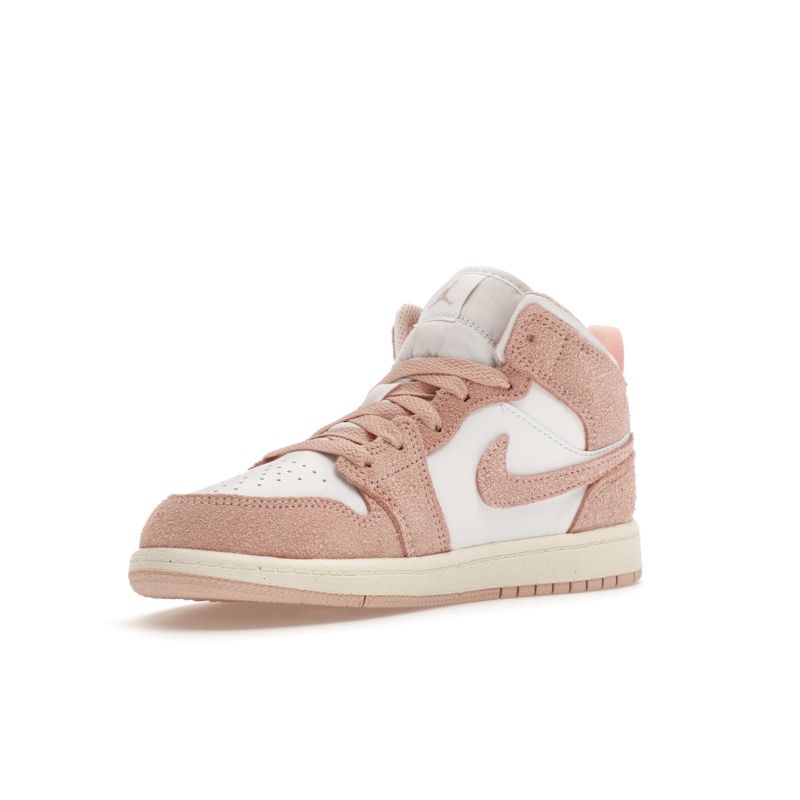 Jordan 1 Mid Little Kids White Pink FN7493-161