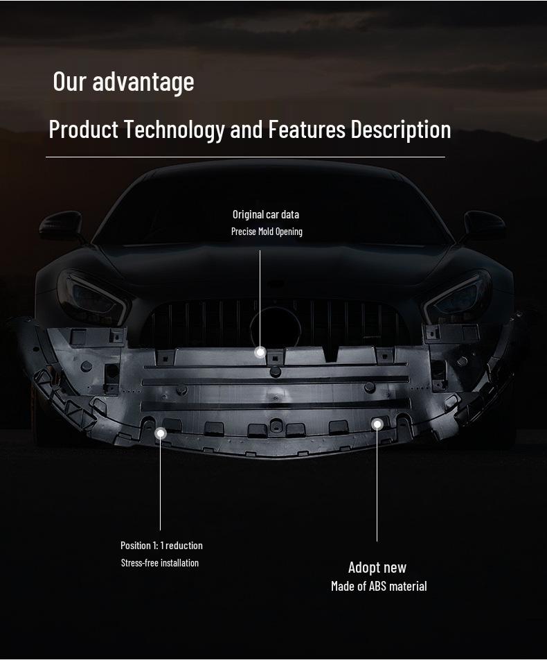 Брызговик двигателя для Mercedes CLA Class W118 CLA200/CLA260 - Деталь 1188854102