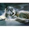 Diamond Painting Cross Stitch Crystal Technology Mosaic Embroidery Wolf Diamond Mosaic Pictures