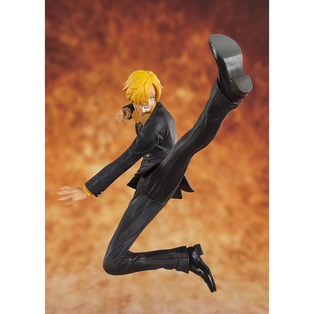 TAMASHII NATIONS Figurearts Zero One Piece Санджи Черная Нога 130 мм Раскрашенная Фигурка из АБС-пластика и ПВХ