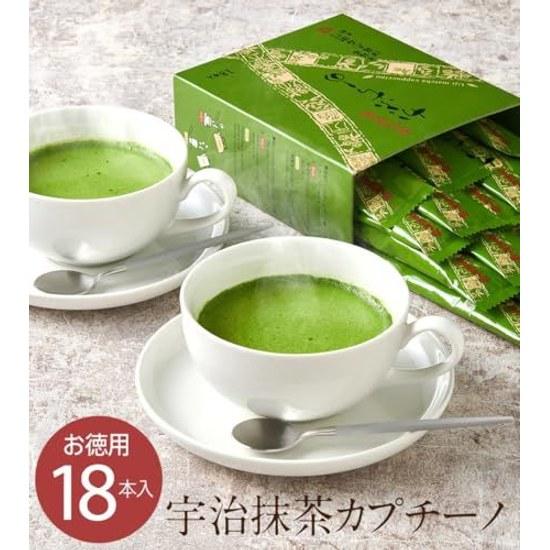 Ito Kyuemon Uji Matcha Cappuccino Foaming Powder Stick 12g18 pieces Bulk Latte Gift Birthday Present