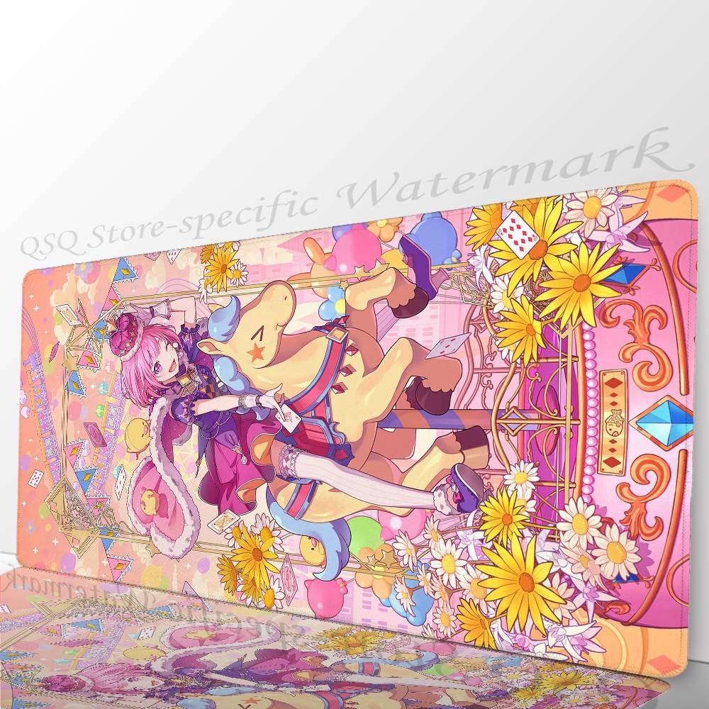 Игровой коврик для мыши Anime Otori E-Emu, нескользящий, подходит для офисных компьютеров, ноутбуков, игровых столов для киберспорта, XXL, для клавиатуры