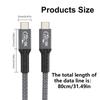 USB4 240 Вт, кабель USB C на USB C, поддержка дисплея 8K, синхронизация данных 40 Гбит/с, кабель для высокоскоростной передачи данных для смартфона