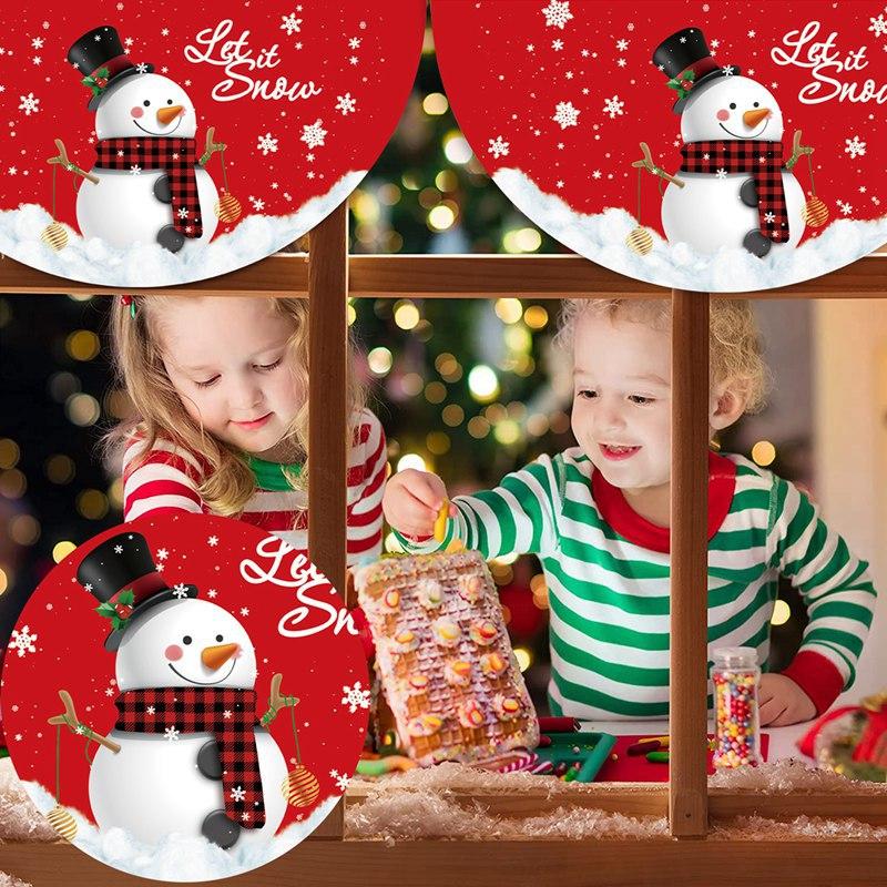 Рождественский открытый веерообразный флаг, баннер, Рождественский декор для дома, Рождественский орнамент-капля, Рождественский подарок Navidad, Новый год 2023