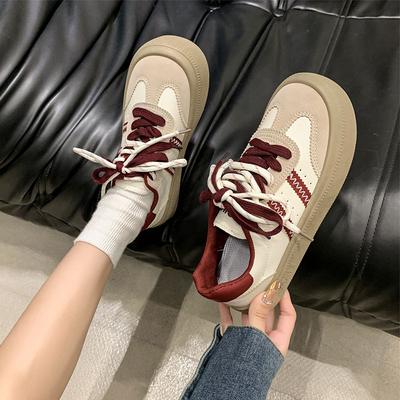 Взрыв интернет-знаменитости универсальная доска обувь спортивная повседневная женская обувь 2025 новая весна дофаминовая платформа немецкие тренировочные туфли женщины