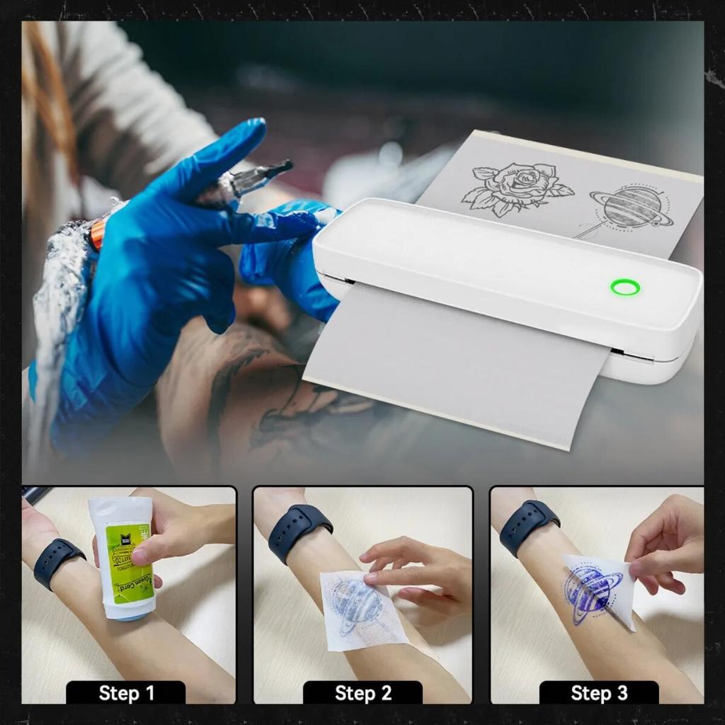 Бумага для переноса татуировок, 10 листов, размер А4, термобумага для переноса трафаретов для машины для переноса татуировок, копировальная бумага, сделай сам, рисунок татуировки