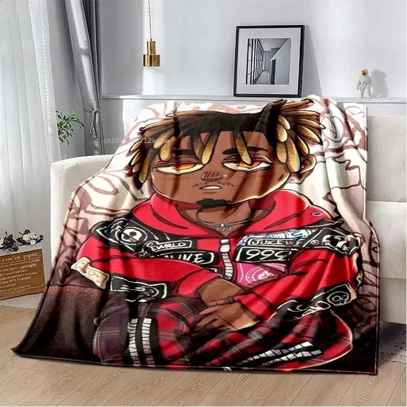 Альбом Rapper Juice Wrld 999 одеяло постер с художественным принтом фланелевое одеяло мягкое покрывало для дивана согревающий чехол подарок для меломанов