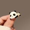 National Style Cute Sleeping Red Panda Brooch Female Niche Creative Animal Brooch Personalized Pin Anti-Light Buckle Accessories