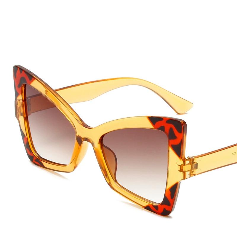 Fashionable Butterfly Sunglasses Women Vintage Retro Sunglasses For Beach Party Large Frame Purple Cat Eye Sunglasses Uv400