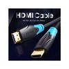 Cable HDMI Vention AACBQ 2.0 4K 20m UHD HDR Macho a Macho Negro