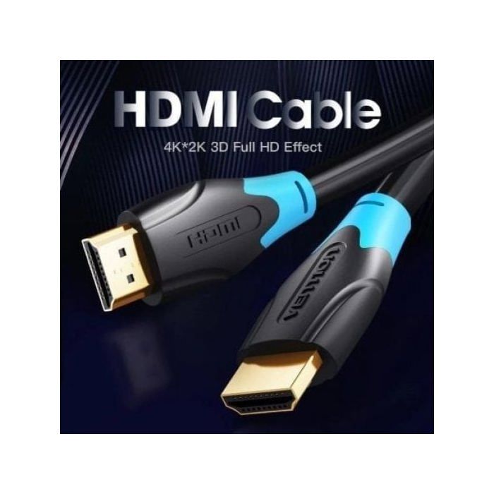 Cable HDMI Vention AACBQ 2.0 4K 20m UHD HDR Macho a Macho Negro
