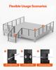 VEVRO Cable Railing Post 36x1x2 Inch with L-Shaped Holes 1JZLGZXHS914IVCFL001V0