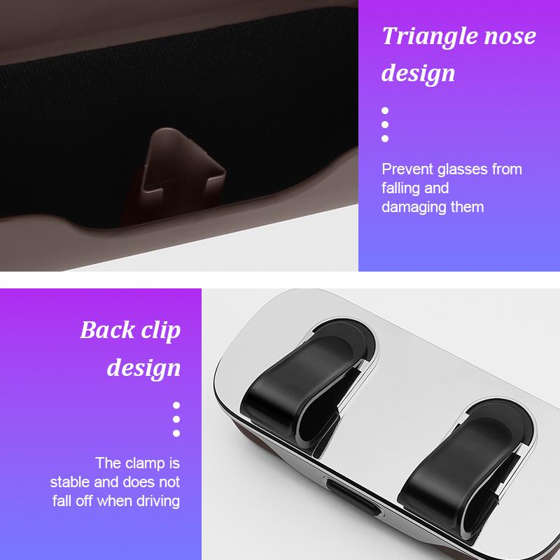Car Glasses Box Sun Visor Eyeglass Case For BYD Song Pro Tang Dmi F3 QIn PLUS MAX Yuan EV Dolphin Seagull Atto Sunglasses Holder