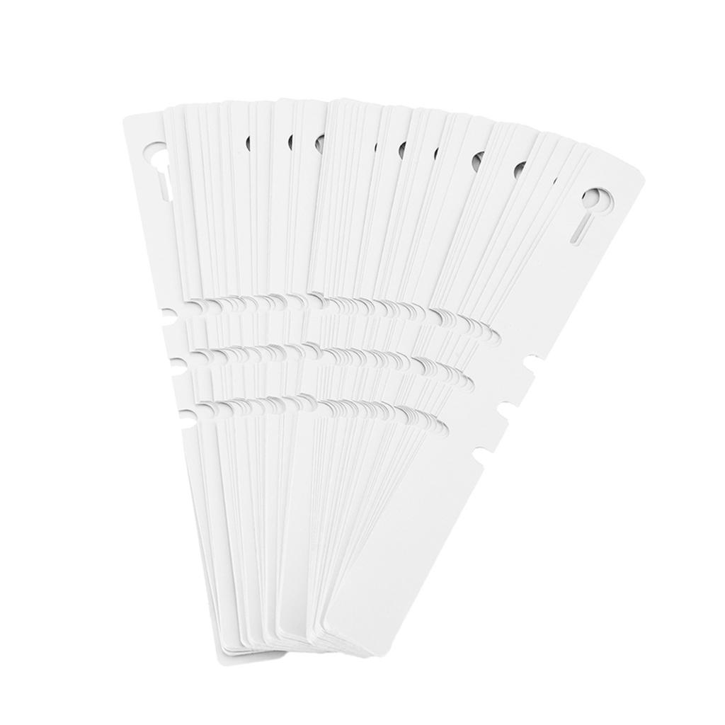 100pcs Plastic Nursery Garden Decor Stake Tags Plant Labels Lawn Ornament