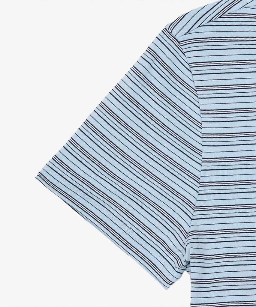 Nyuballanseu Nbneg3W122 / Женская футболка-henley с коротким рукавом (Л/Синий)