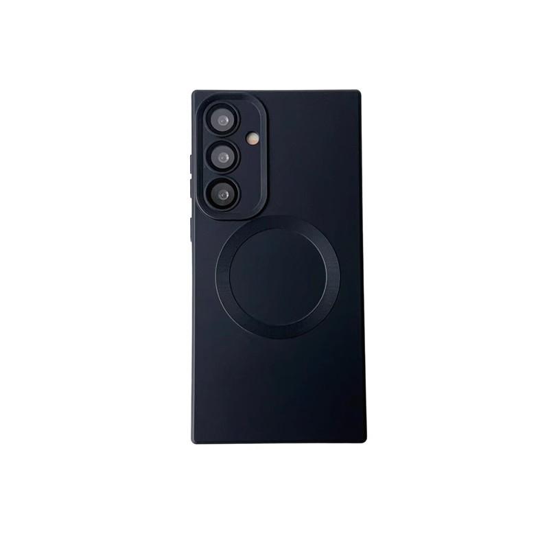 Подходит для чехла для мобильного телефона Samsung S24 Ultra Защита от падений S23 Силиконовый с ощущением кожи S22plus Магнитная адсорбция Полная защита Чехол 21