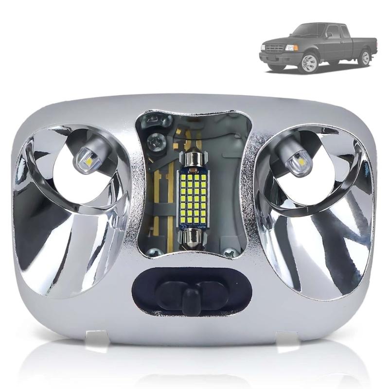 F37Z-13776-B F37Z13776B Energy Efficient LED Ceiling Interior Dome Light Assembly Suitable for Roof Headliners Map Lamp