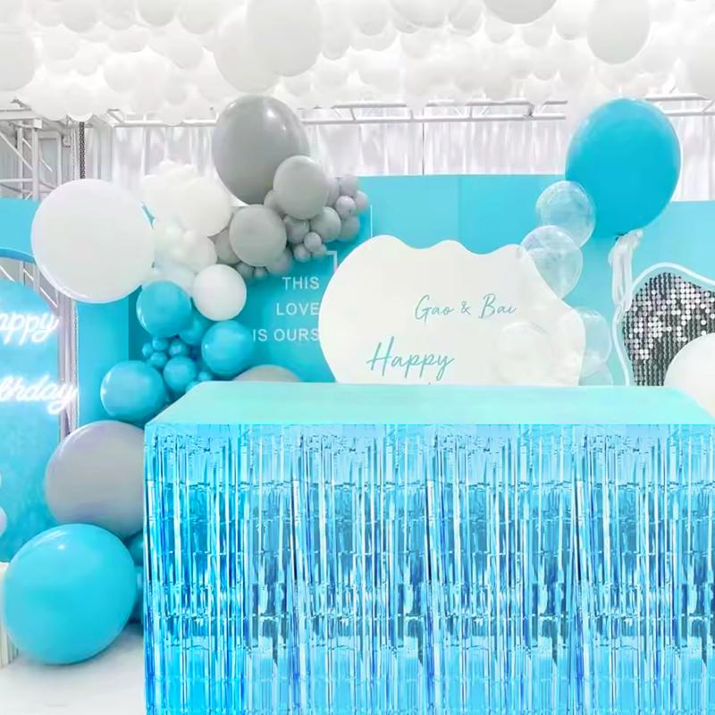 1 шт. юбка для стола с кисточками, модные одноразовые предметы, удобная сервировка стола для свадьбы, дня рождения, современной гавайской вечеринки