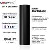 Vinyl Wrap Matt Black Car Films Decal Roll with Bubble Free Air Release Sheet Motorcycle Self Adhesive DIY Decor Accessories
