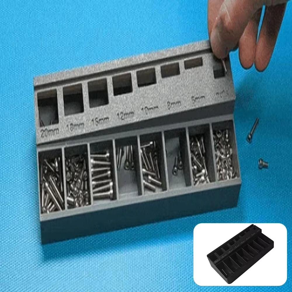 Large Capacity M3 Bolt Sorter Tray M3-Screw Toolbox Organiser Screw Toolbox Organizer  Hardware