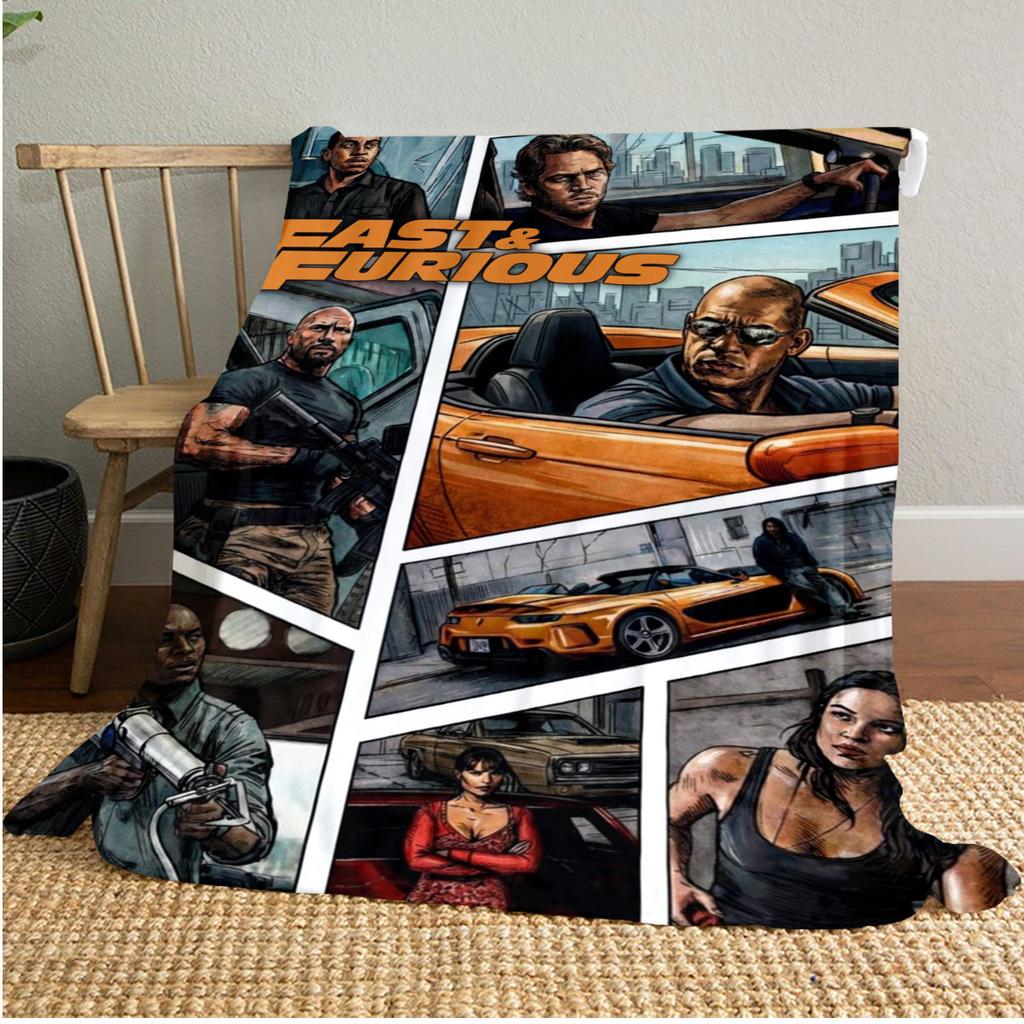 Fast & Furious: Street Racing Blanket Soft And Portable All Season Home Bed Sofa Blanket Office Travel Nap Break Warm Blanket