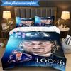 3PCS Gretzky: The Great One Bedding Set,Including 1pc Duvet Cover And 2pcs Pillowcases Perfect for Bedroom, Dormitory, Fan Christmas gift