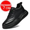 Кроссовки для мужчин, увеличивающие рост, стелька 7 см, белые, черные, высокие, мужские, для отдыха, модные, спортивные, большие размеры 38-45