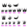 126 Clusters C Song Mixed Package Single Cluster False Eyelashes 10-14Mmdiy Segmented Multi-Hair Eyelashes