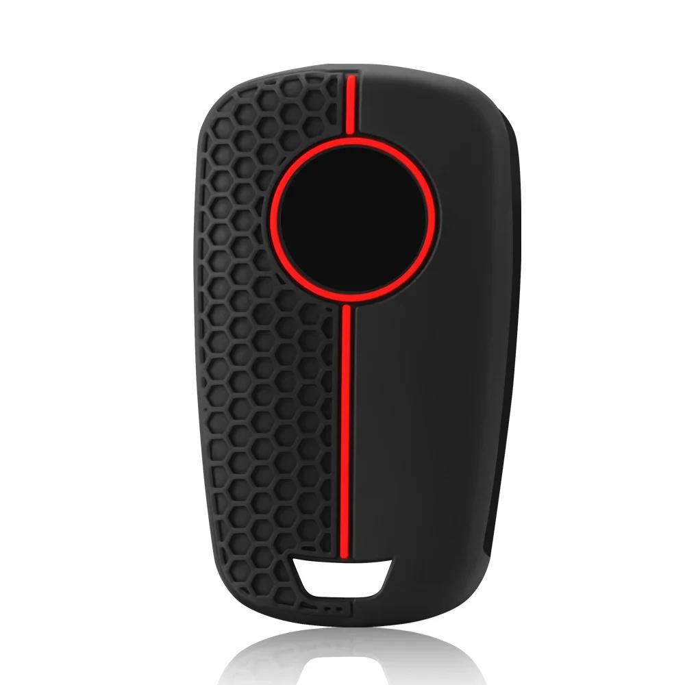 Чехол для смарт-ключа автомобиля, держатель для брелока Chevrolet Malibu Cruze Spark Opel Vauxhall Astra J Corsa DE, силикон