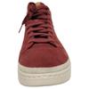 UGG Кожаный Замш Cali Высокие Скейтбордические Кроссовки Мужские Темно-Красные 1020137-PNR