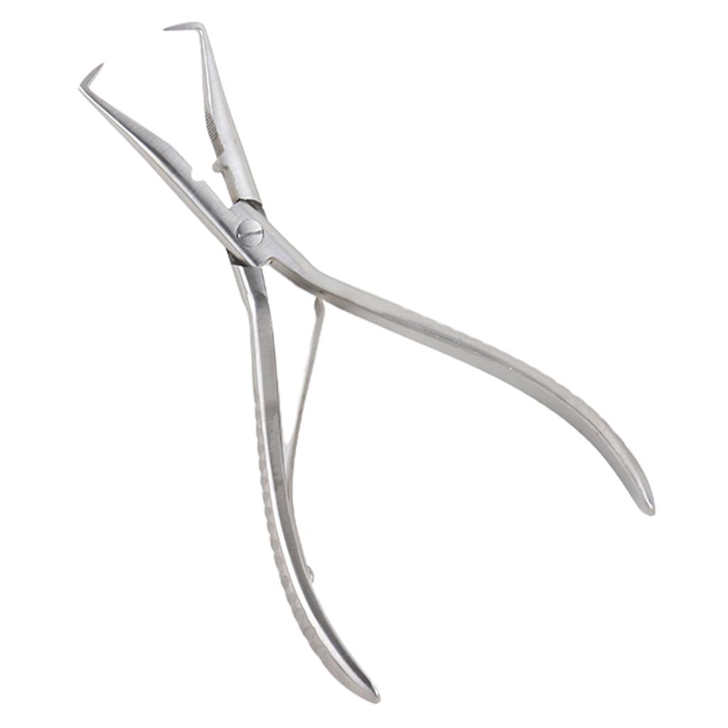 Щипцы для наращивания волос из нержавеющей стали для микронано-кольца, комплект для наращивания волос на локтях, плоскогубцы Microlinks, зажигалки, плоскогубцы для парика