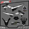 SPACE Индивидуальная графика для мотоцикла Наклейка-фон для Beta 250 300 Xtrainer 2015 2016 2017 2018 2019 Наборы наклеек Enduro 09