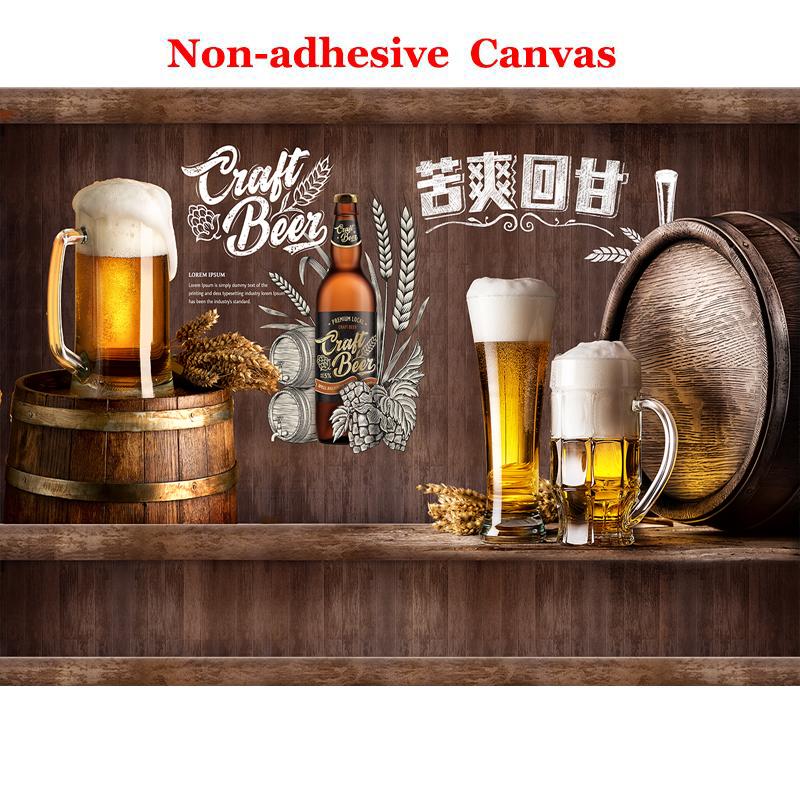Фотообои Ретро Ностальгическое Пиво Фреска Ресторан Бар КТВ Винодельня Настенный Декор Живопись Обои Papel De Parede