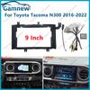 9 Inch Car Frame Fascia Adapter Canbus Box Android Radio Audio Panel Kit For Toyota Tacoma N300 2015-2022
