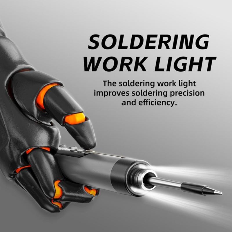 USB-совместимый паяльник Наконечник Высокая теплопроводность Медные материалы Быстрая замена Менее 30 секунд
