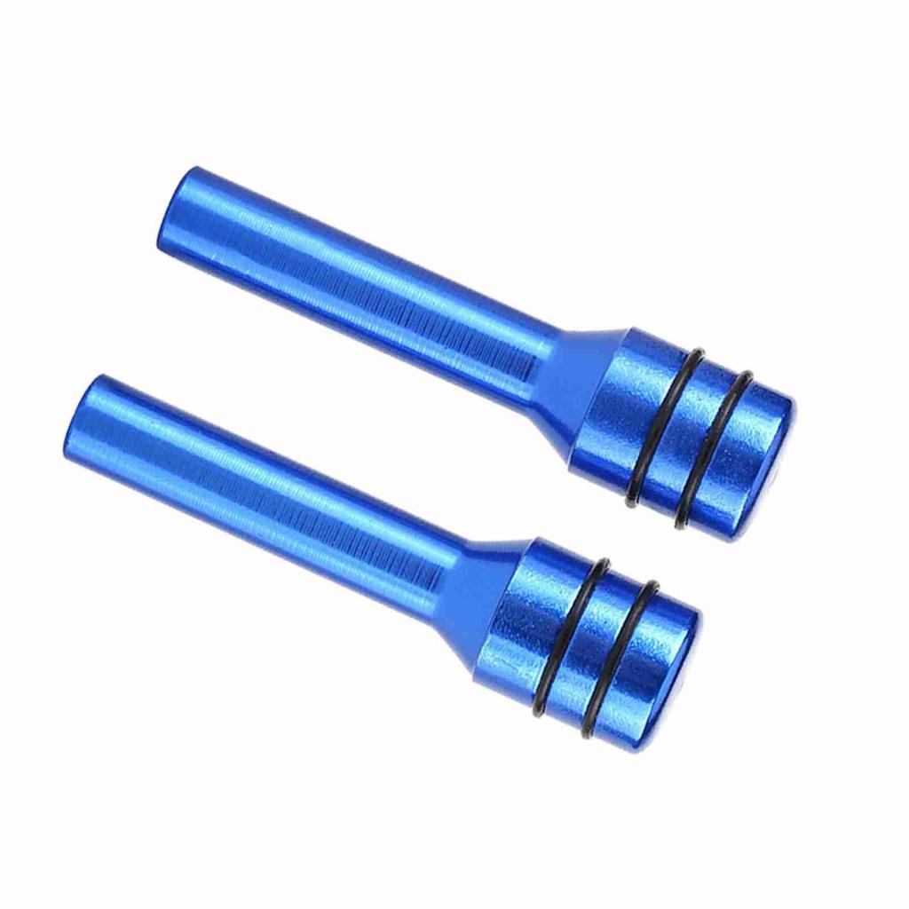 2Pcs Aluminum Alloy Universal Car Truck Interior Door Lock Knob Pull Pin Covers
