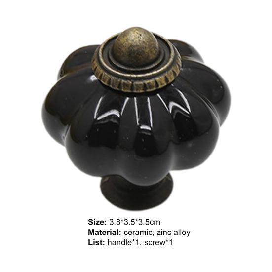 Ручка шкафа креативной формы, износостойкий сплав цинка, ручки шкафа в форме тыквы, мебельная фурнитура для дома