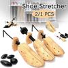 Unisex 1pcs Shoe Stretcher Wooden Shoes Tree Shaper Rack,Wood Adjustable Flats