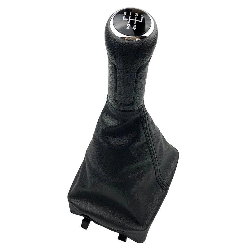 Для VW Polo 9N 9N2 2002 2003 2004 2005 2006 2007 2008 2009 2010 Sedan 5/6 Speed Gear Shift Knob Gaitor Leather Cover Bag Cover Case